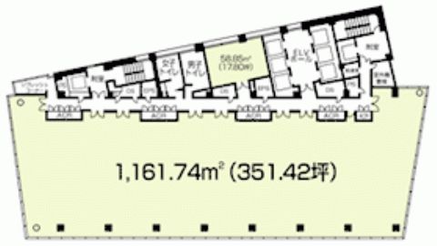 北浜 貸店舗事務