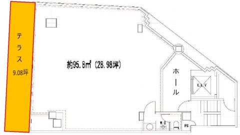 北浜 貸店舗事務